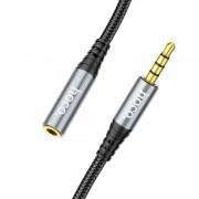Аудио кабель Aux Hoco UPA20 (1m), Metal gray