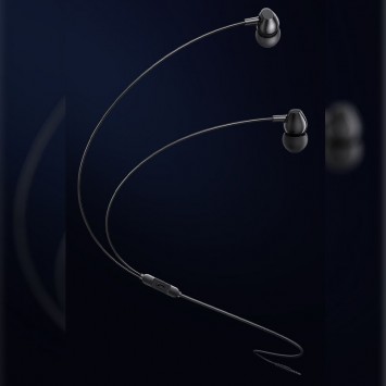 Навушники Usams US-SJ594 EP-47 з мікрофоном (3.5mm/1.2m), Black - Провідні навушники - зображення 4 