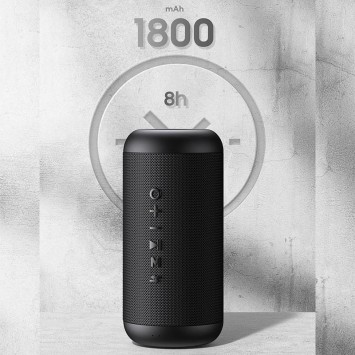 Bluetooth колонка Usams US-YX008 Portable Outdoor Wireless Speaker, Black - Колонки / Акустика - изображение 3