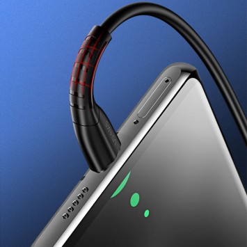 Дата кабель Usams US-SJ366 U35 USB to Type-C (1m), Чорний - Type-C кабелі - зображення 2 