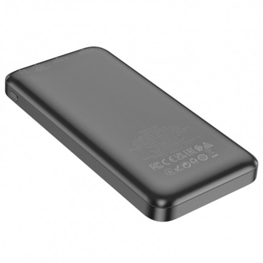 Портативний зарядний пристрій Power Bank Hoco J101 Astute 22.5W 10000 mAh, Black - зображення 3 