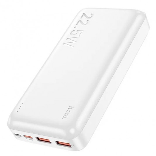 Портативний зарядний пристрій Power Bank Hoco J101A Astute 22.5W 20000 mAh, White - зображення 2 