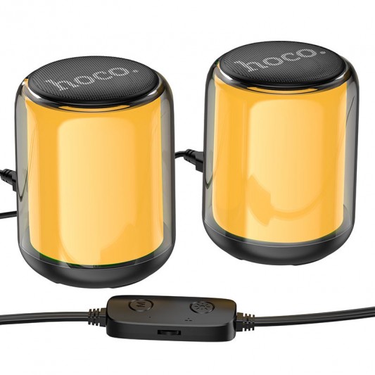 Bluetooth Колонка Hoco BS56 Colorful 2in1, Black - зображення 5 
