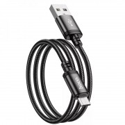 Дата кабель Hoco X89 Wind USB to MicroUSB (1m), Чорний