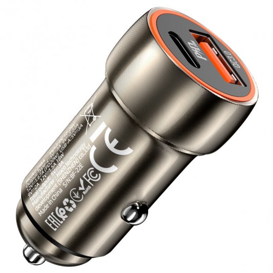 Зарядное устройство Hoco Z46A Blue whale PD 20W+QC3.0, Metal gray - изображение 1