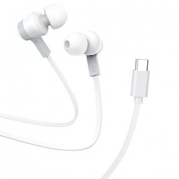 Стерео Навушники Hoco M86 Type-C, White - Провідні навушники - зображення 1 