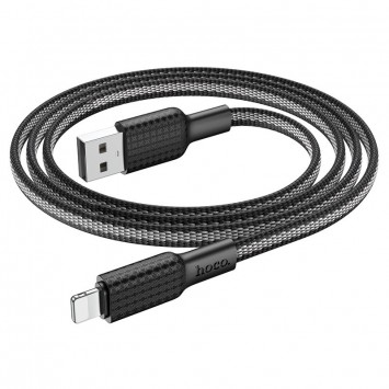 Дата кабель Hoco X69 Jaeger USB to Lightning (1m), Black / White - Lightning - изображение 3