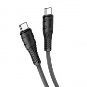 Дата кабель Hoco X67 "Nano" 60W Type-C to Type-C (1m), Black
