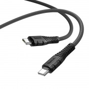 USB кабель Hoco  X67 "Nano" 60W Type-C to Type-C (1m), Чорний