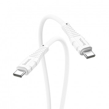 Дата кабель Hoco X67 "Nano" 60W Type-C to Type-C (1m), White - Type-C кабели - изображение 2