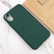 TPU чохол Bonbon Metal Style для Apple iPhone XS Max (6.5"), Зелений / Pine green