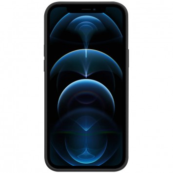 Шкіряний чохол Leather Case (AAA) with MagSafe для Apple iPhone 12 Pro / 12 (6.1"), Black - Чохли для iPhone 12 Pro - зображення 1 