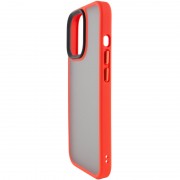 TPU+PC чехол Metal Buttons для Apple iPhone 13 Pro Max (6.7"), Красный