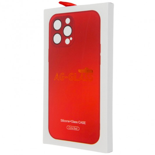Чехол TPU+Glass Sapphire matte case для Apple iPhone 13 Pro Max (6.7"), Cola Red - изображение 2
