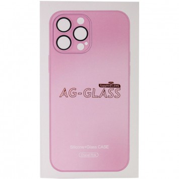 Чохол TPU+Glass Sapphire matte case для Apple iPhone 13 (6.1"), Chanel Pink - Чохли для iPhone 13 - зображення 3 