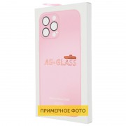 Чохол TPU+Glass Sapphire matte case для Apple iPhone 12 (6.1"), Chanel Pink