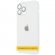 Чехол TPU+Glass Sapphire matte case для Apple iPhone 12 (6.1"), Pearly White