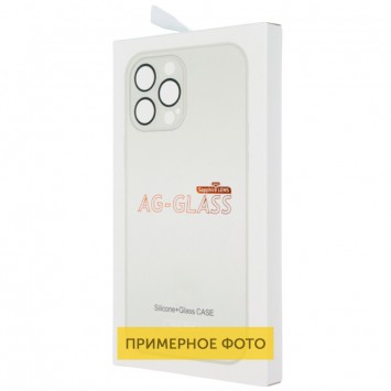 Чехол TPU+Glass Sapphire matte case для iPhone 12, Pearly White - Чехлы для iPhone 12 - изображение 2