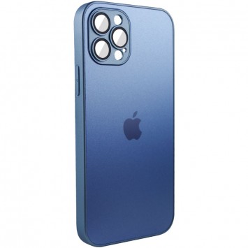 Чехол TPU+Glass Sapphire matte case для Apple iPhone 12 Pro Max (6.7"), Sierra Blue - Чехлы для iPhone 12 Pro Max - изображение 1