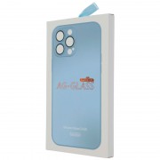 Чехол TPU+Glass Sapphire matte case для Apple iPhone 12 Pro Max (6.7"), Sierra Blue