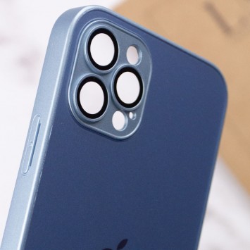 Чехол TPU+Glass Sapphire matte case для Apple iPhone 12 Pro Max (6.7"), Sierra Blue - Чехлы для iPhone 12 Pro Max - изображение 5