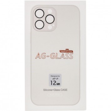 Чохол TPU+Glass Sapphire matte case для Apple iPhone 12 Pro (6.1"), Pearly White - Чохли для iPhone 12 Pro - зображення 5 