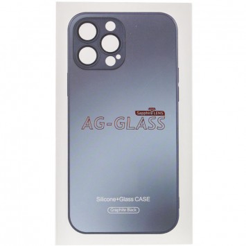 Чохол TPU+Glass Sapphire matte case для Apple iPhone 14 (6.1"), Graphite Black - Чохли для iPhone 14 - зображення 3 