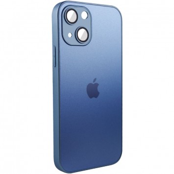 Чехол TPU+Glass Sapphire matte case для Apple iPhone 14 (6.1"), Sierra Blue - Чехлы для iPhone 14 - изображение 1