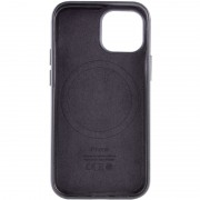 Шкіряний чохол Leather Case (AAA) with MagSafe для Apple iPhone 13 (6.1"), Midnight