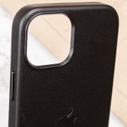 Кожаный чехол Leather Case (AAA) with MagSafe для Apple iPhone 13 (6.1"), Midnight