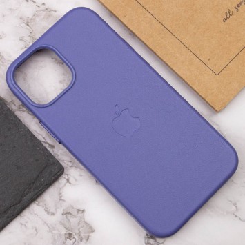 Шкіряний чохол Leather Case (AAA) with MagSafe для Apple iPhone 13 (6.1"), Wisteria - Чохли для iPhone 13 - зображення 4 