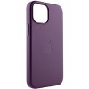 Кожаный чехол Leather Case (AAA) with MagSafe для Apple iPhone 13 Pro Max (6.7"), Dark Cherry