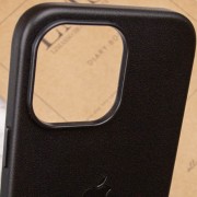 Кожаный чехол Leather Case (AAA) with MagSafe для Apple iPhone 13 Pro (6.1"), Midnight