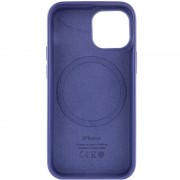 Кожаный чехол Leather Case (AAA) with MagSafe для Apple iPhone 13 mini (5.4"), Wisteria