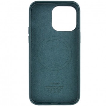 Кожаный чехол Leather Case (AAA) with MagSafe для Apple iPhone 14 Pro Max (6.7"), Forest Green - Чехлы для iPhone 14 Pro Max - изображение 3