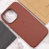 Шкіряний чохол Leather Case (AAA) with MagSafe для Apple iPhone 14 Pro Max (6.7"), Umber