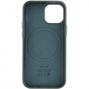 Шкіряний чохол Leather Case (AAA) with MagSafe для Apple iPhone 14 Plus (6.7"), Forest Green - Чохли для iPhone 14 Plus - зображення 3 