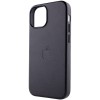 Шкіряний чохол Leather Case (AAA) with MagSafe для Apple iPhone 14 Plus (6.7"), Midnight