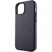 Кожаный чехол Leather Case (AAA) with MagSafe для Apple iPhone 14 Plus (6.7"), Midnight