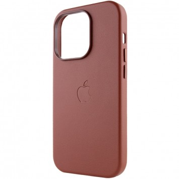 Шкіряний чохол Leather Case (AAA) with MagSafe для Apple iPhone 14 Pro (6.1"), Umber - зображення 2 