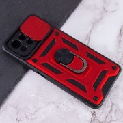 Ударопрочный чехол Camshield Serge Ring для Xiaomi Mi 11 Lite, Красный