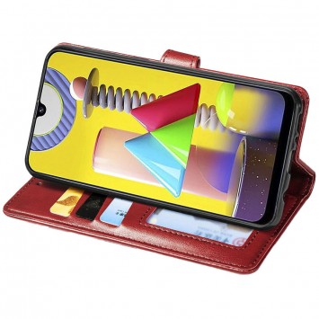 Кожаный чехол книга GETMAN Gallant (PU) для Xiaomi Redmi A1/A2, Красный - Xiaomi Redmi A1/A2 - изображение 3