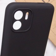 Чохол Silicone Cover Full Camera (AA) для Xiaomi Redmi A1+ / A2+, Чорний / Black
