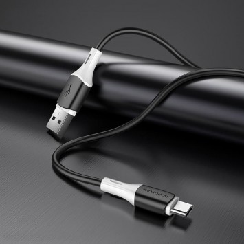 Дата кабель Borofone BX79 USB to Type-C (1m), Чорний - Type-C кабелі - зображення 2 