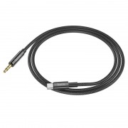 Аудіо кабель Aux Hoco UPA19 3.5mm to Type-C (1m), Black