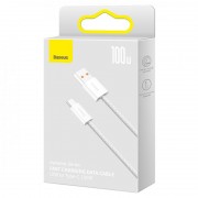 USB кабель Baseus Dynamic Series USB Type-C 100W (1m) (CALD00060), Белый