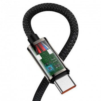 Кутовий USB кабель Baseus Legend Series Elbow Type-C to Type-C 100W (1m) (CATCS-01), Black - Type-C кабелі - зображення 2 