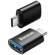 Переходник Baseus Ingenuity Series Mini Type-C to USB 3.1 (ZJJQ000001), Black