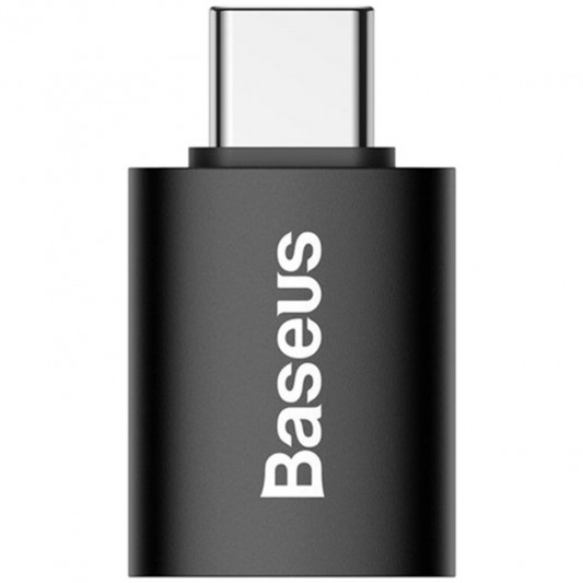 Перехідник Baseus Ingenuity Series Mini Type-C to USB 3.1 (ZJJQ000001), Black - зображення 2 