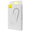 Перехідник HUB Baseus Lite Series 6in1 (Type-C to HDMI + 2xUSB 3.0 + PD+SD/TF) (WKQX05), Black